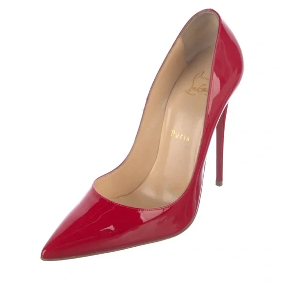 So Kates Christian Louboutin Red Heels - Picture 3 of 9